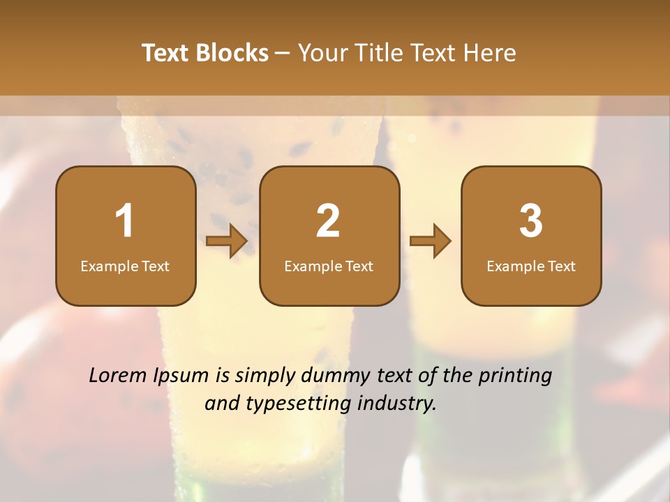 Marquise Vitamin Yellow PowerPoint Template