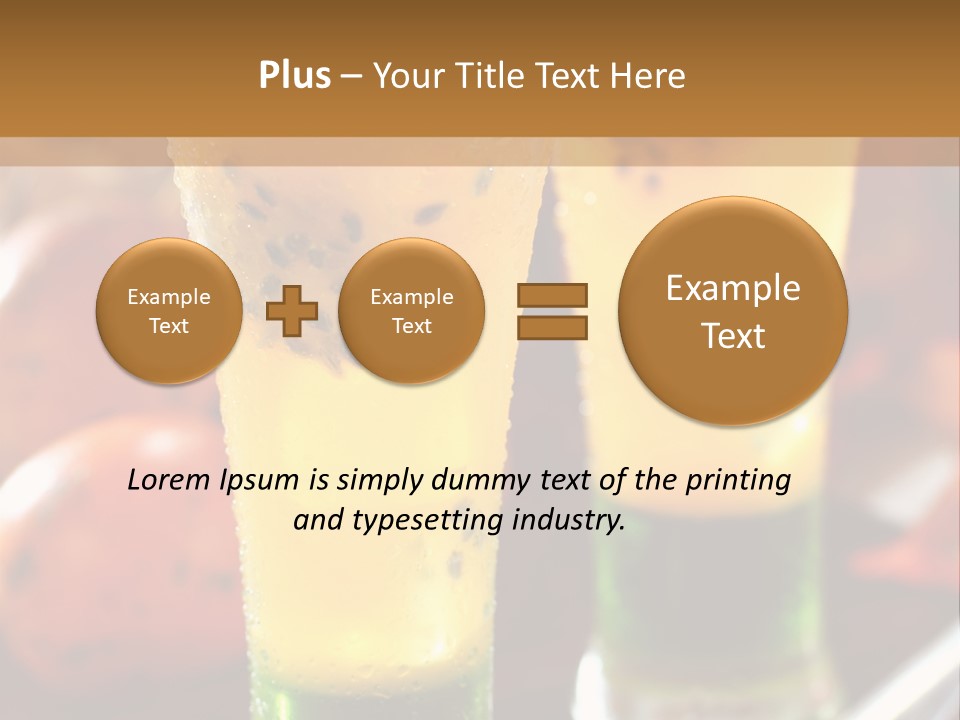 Marquise Vitamin Yellow PowerPoint Template
