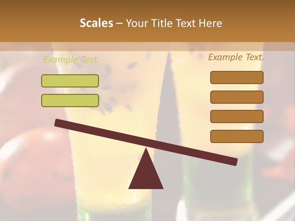 Marquise Vitamin Yellow PowerPoint Template