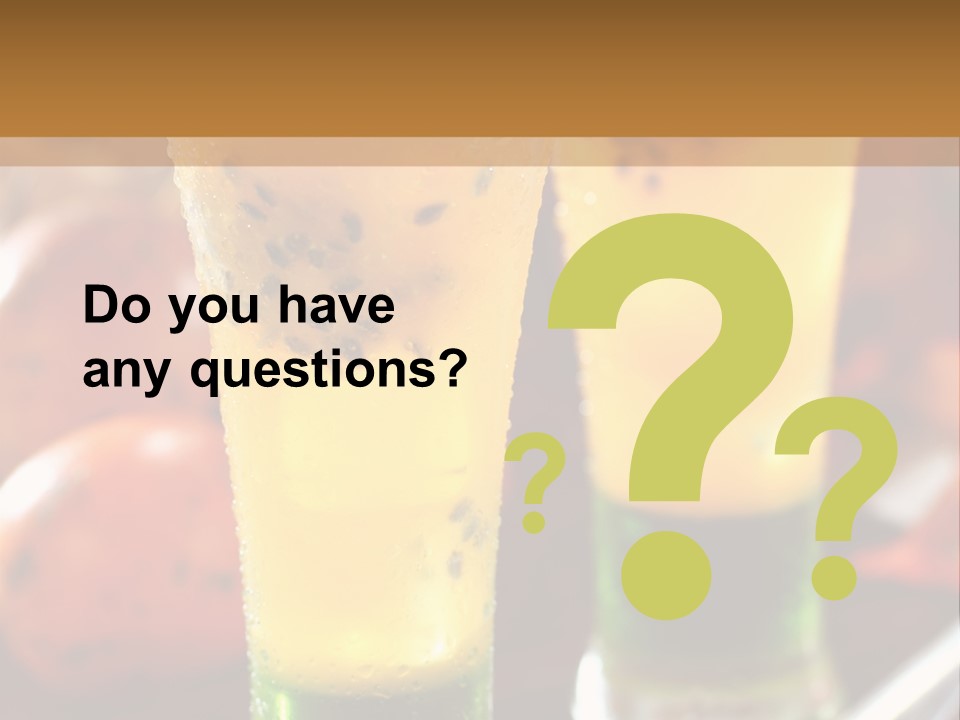 Marquise Vitamin Yellow PowerPoint Template