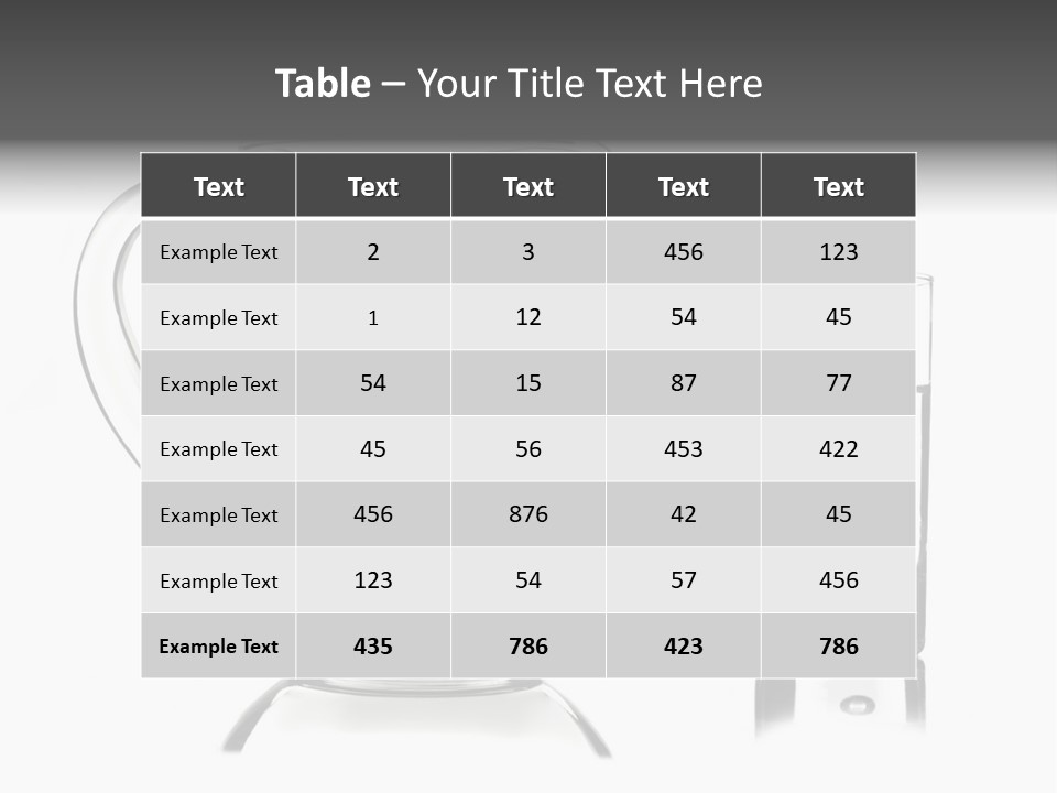 Object Fresh Utensil PowerPoint Template