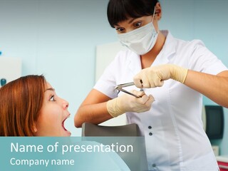 Dread Caucasian Medicine PowerPoint Template