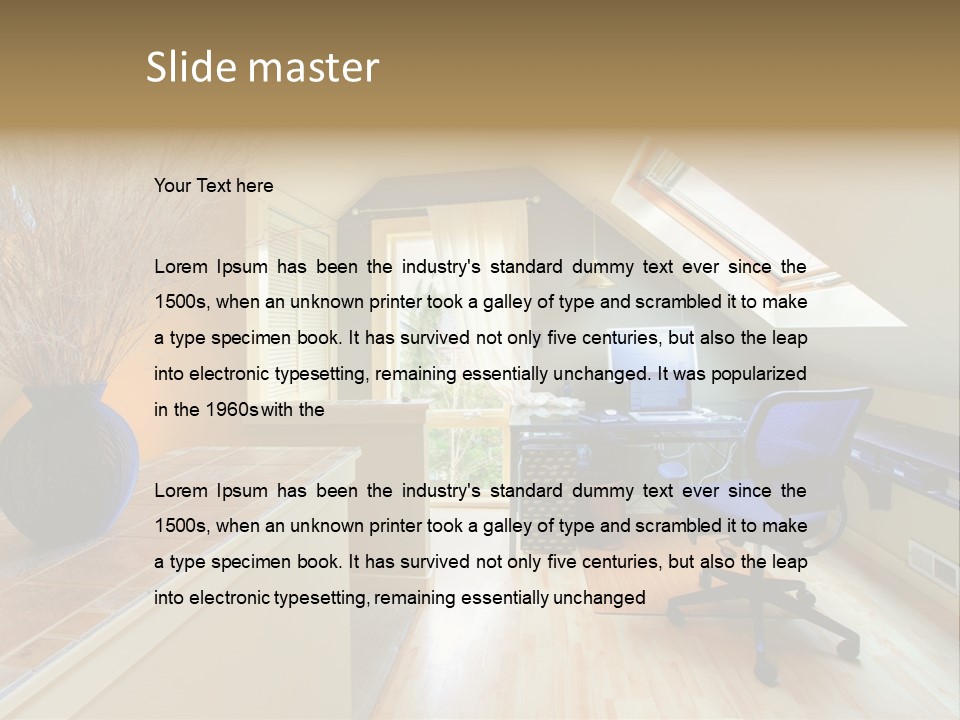 Free Stock Green PowerPoint Template