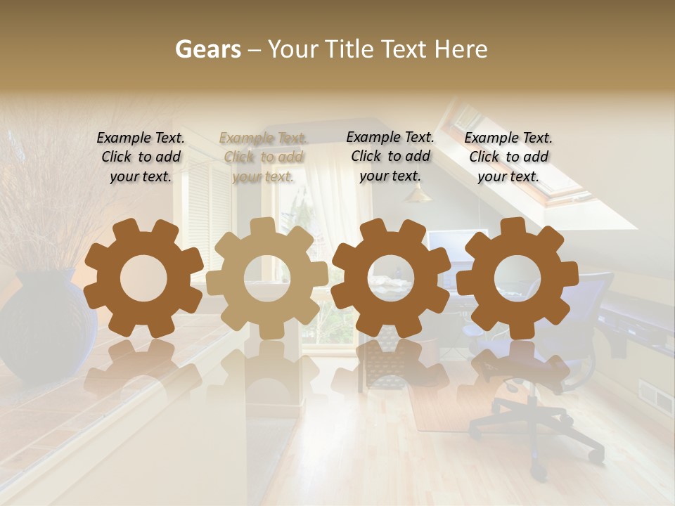 Free Stock Green PowerPoint Template