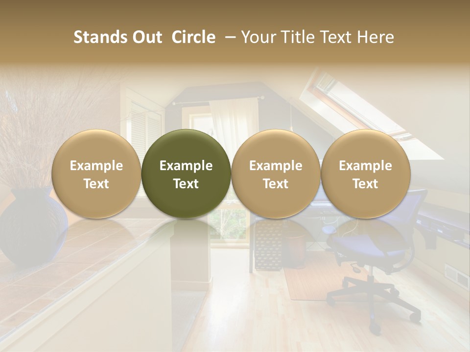 Free Stock Green PowerPoint Template