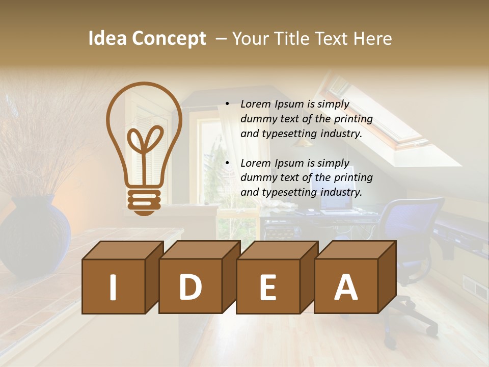 Free Stock Green PowerPoint Template
