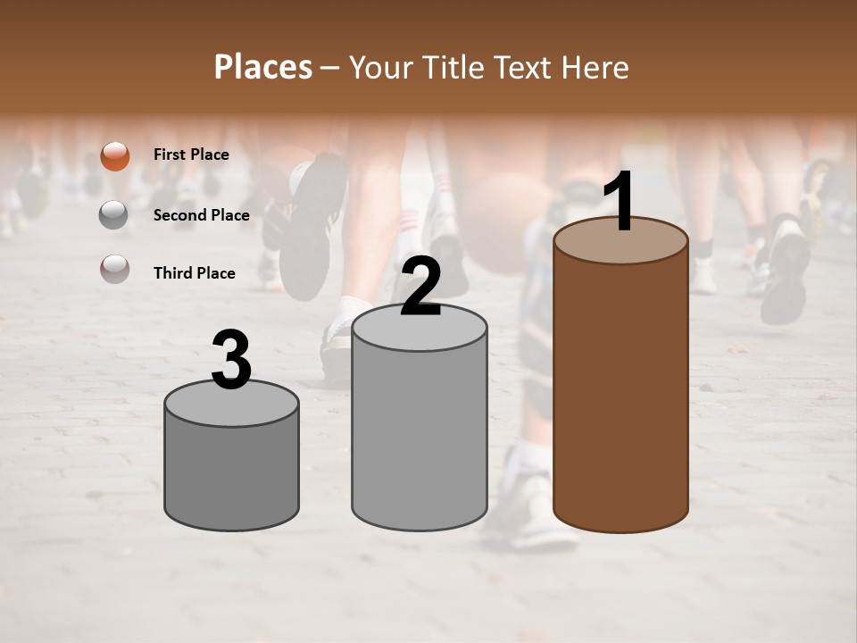 Cause Race Jogger PowerPoint Template