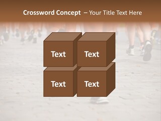 Cause Race Jogger PowerPoint Template