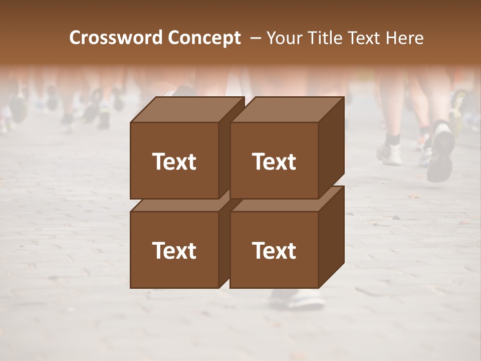 Cause Race Jogger PowerPoint Template