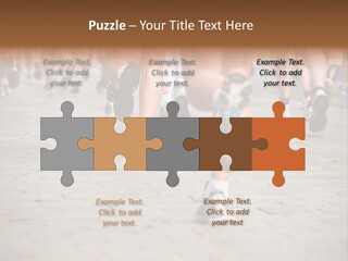 Cause Race Jogger PowerPoint Template