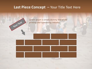 Cause Race Jogger PowerPoint Template
