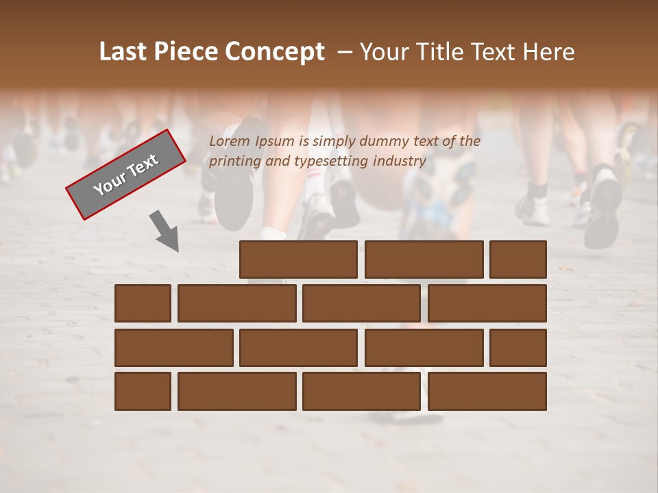 Cause Race Jogger PowerPoint Template