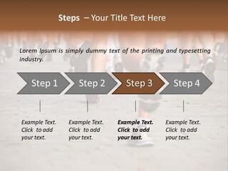 Cause Race Jogger PowerPoint Template