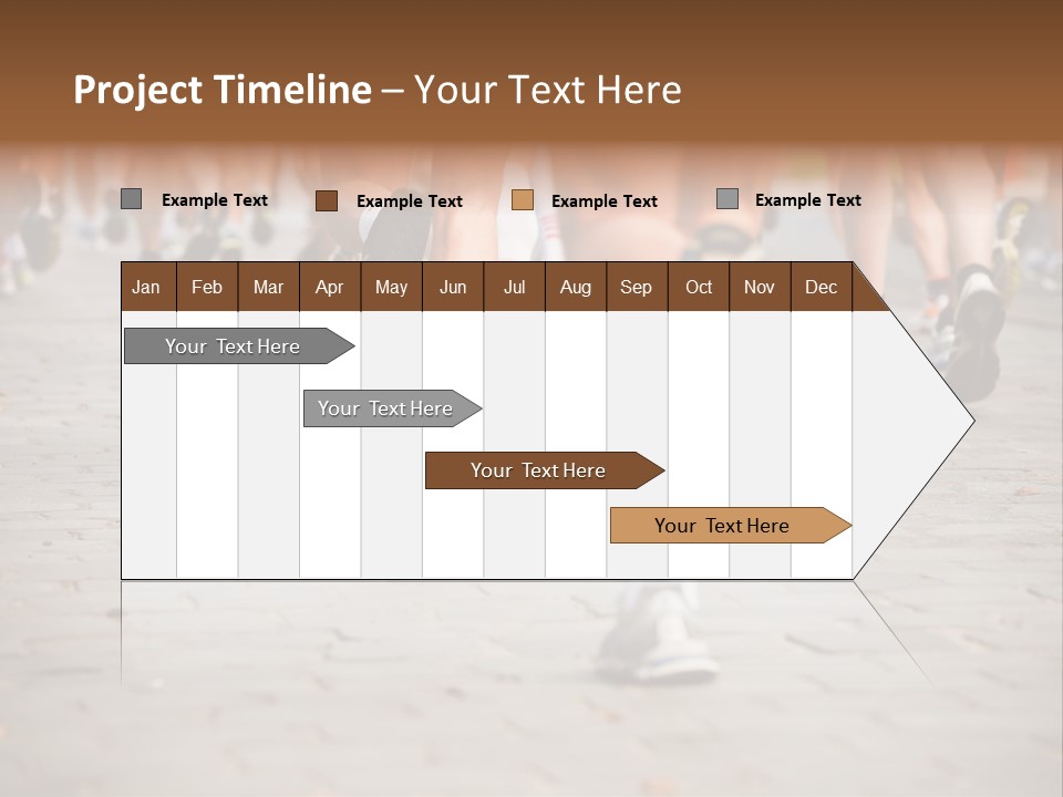 Cause Race Jogger PowerPoint Template