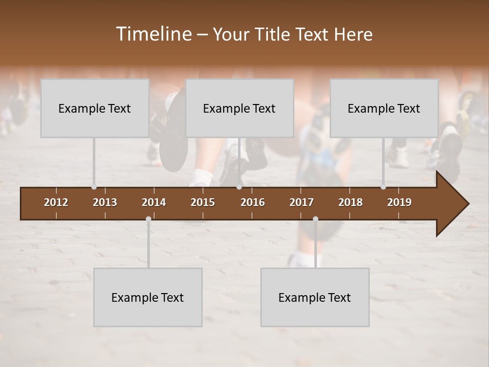 Cause Race Jogger PowerPoint Template