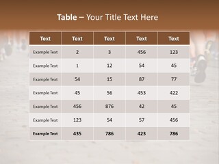 Cause Race Jogger PowerPoint Template