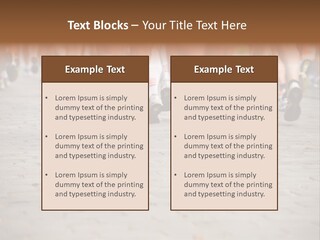 Cause Race Jogger PowerPoint Template