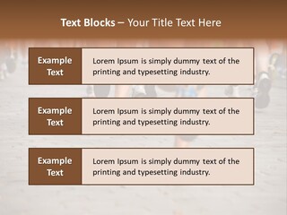 Cause Race Jogger PowerPoint Template
