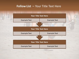 Cause Race Jogger PowerPoint Template