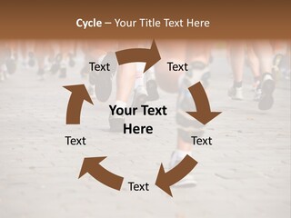 Cause Race Jogger PowerPoint Template