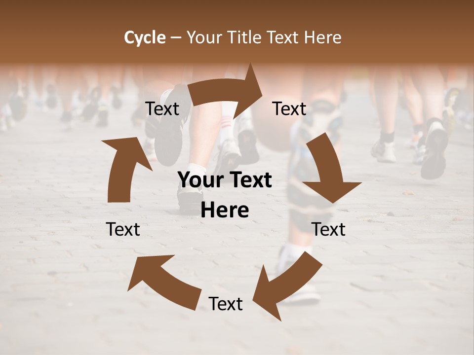 Cause Race Jogger PowerPoint Template