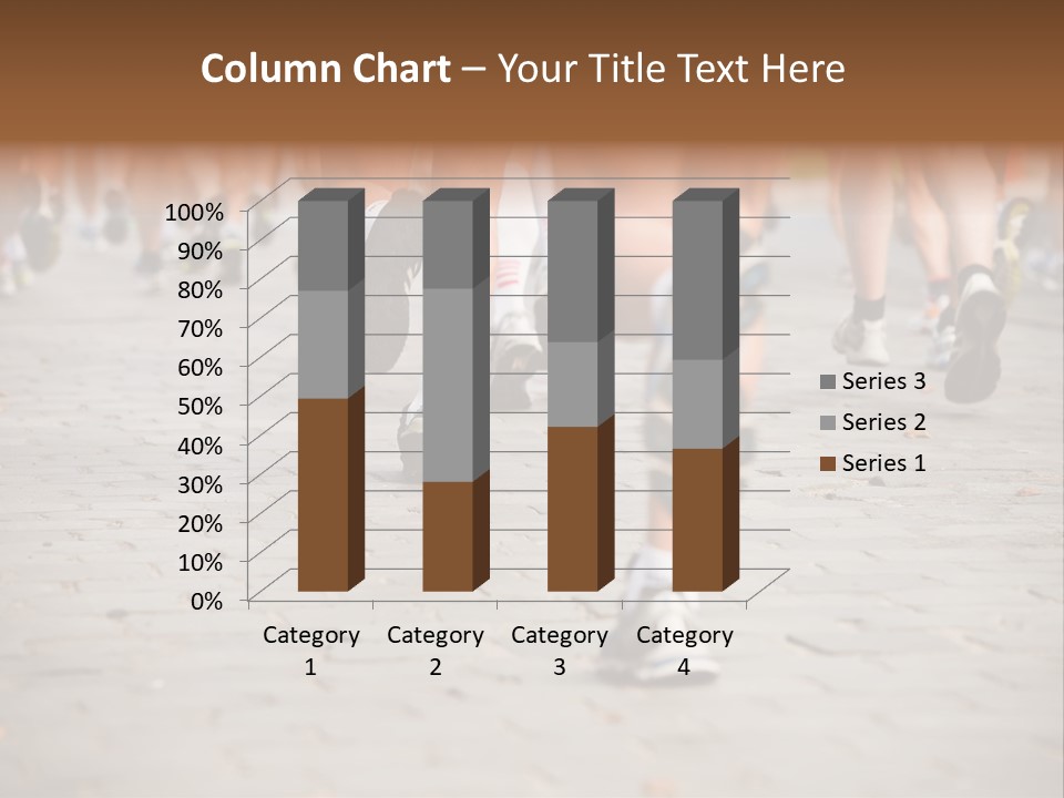 Cause Race Jogger PowerPoint Template