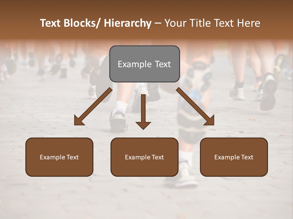 Cause Race Jogger PowerPoint Template