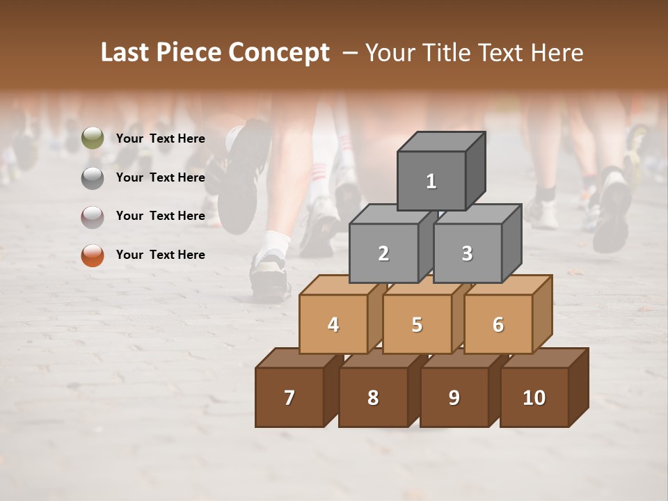 Cause Race Jogger PowerPoint Template