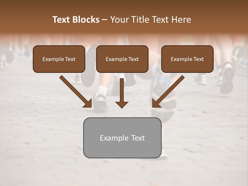 Cause Race Jogger PowerPoint Template