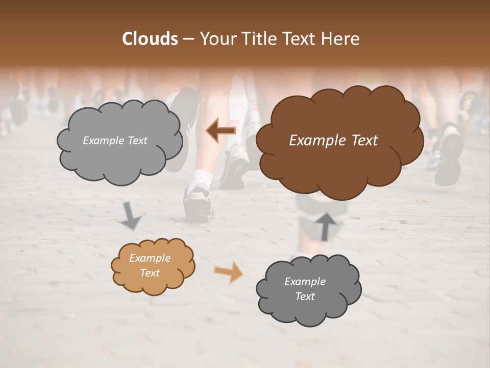 Cause Race Jogger PowerPoint Template