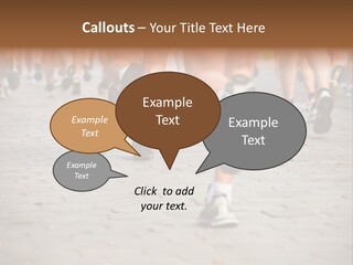 Cause Race Jogger PowerPoint Template