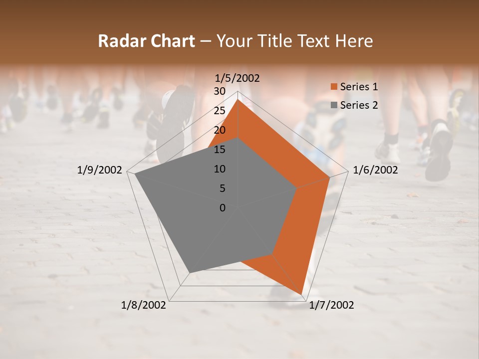 Cause Race Jogger PowerPoint Template