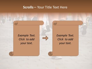 Cause Race Jogger PowerPoint Template