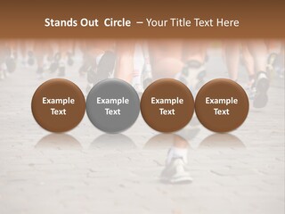 Cause Race Jogger PowerPoint Template