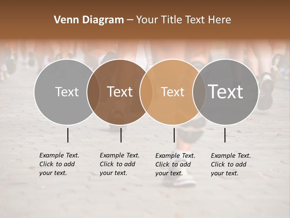 Cause Race Jogger PowerPoint Template