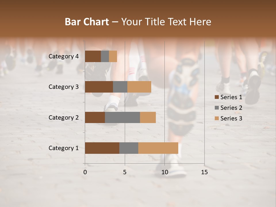 Cause Race Jogger PowerPoint Template