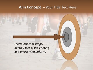 Cause Race Jogger PowerPoint Template