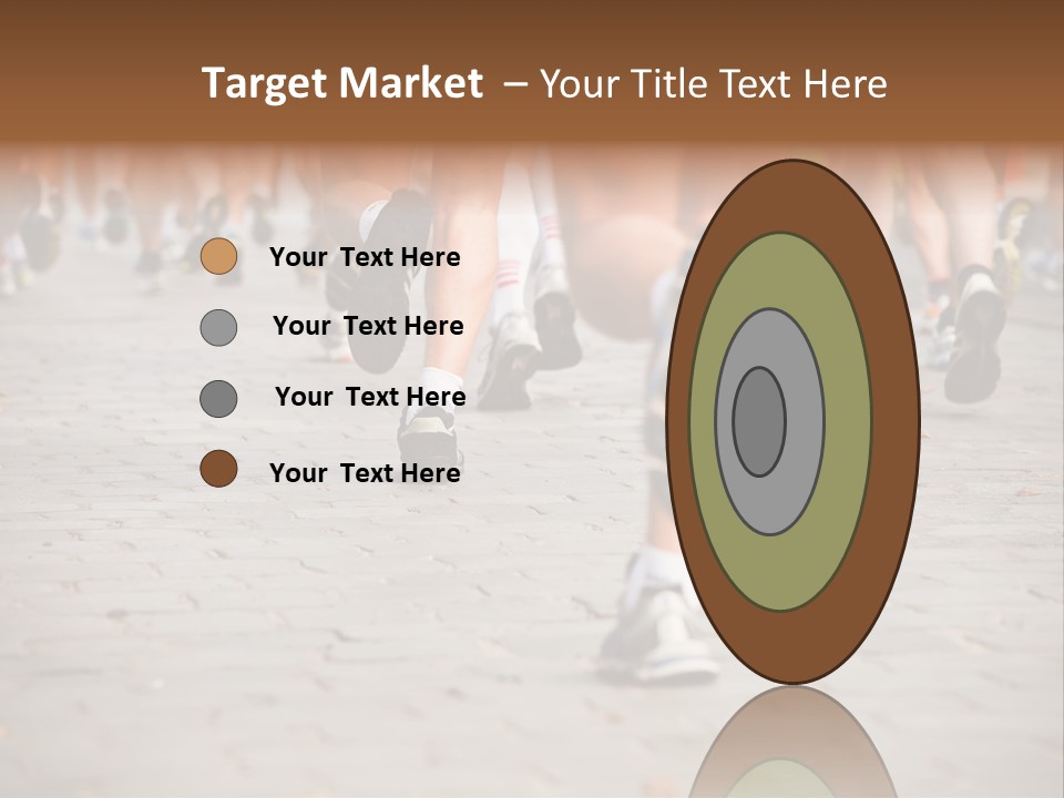 Cause Race Jogger PowerPoint Template