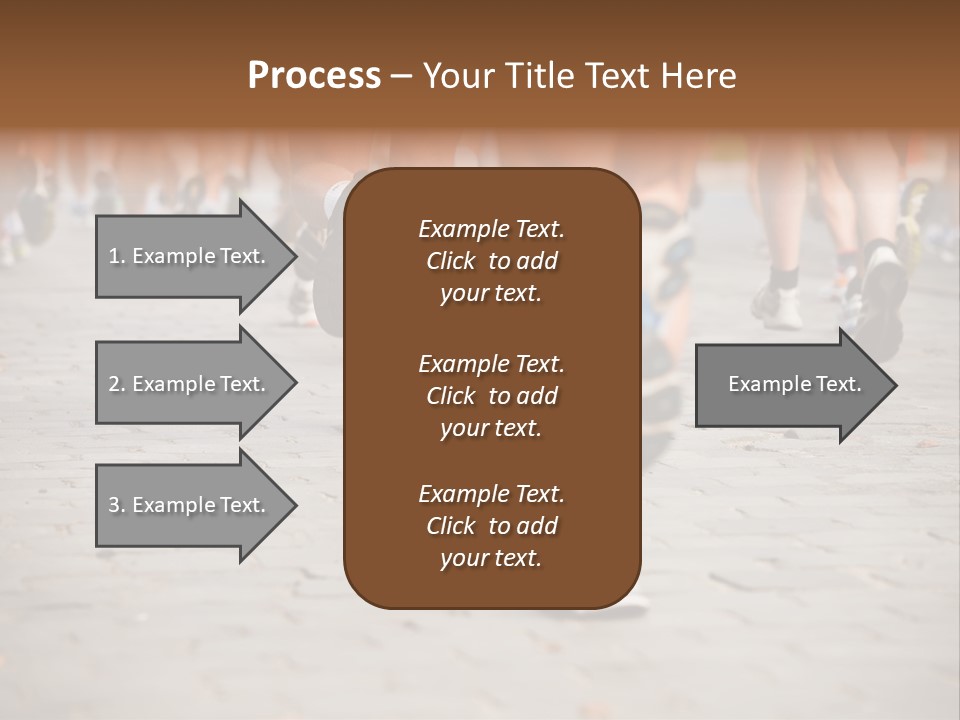 Cause Race Jogger PowerPoint Template
