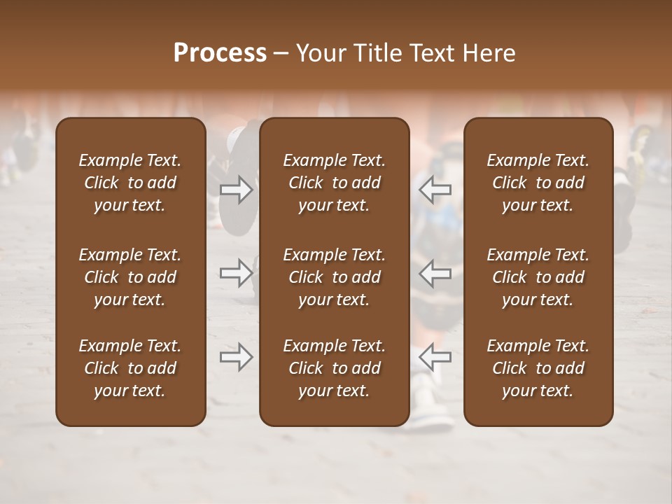 Cause Race Jogger PowerPoint Template