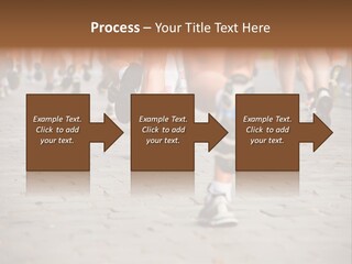 Cause Race Jogger PowerPoint Template