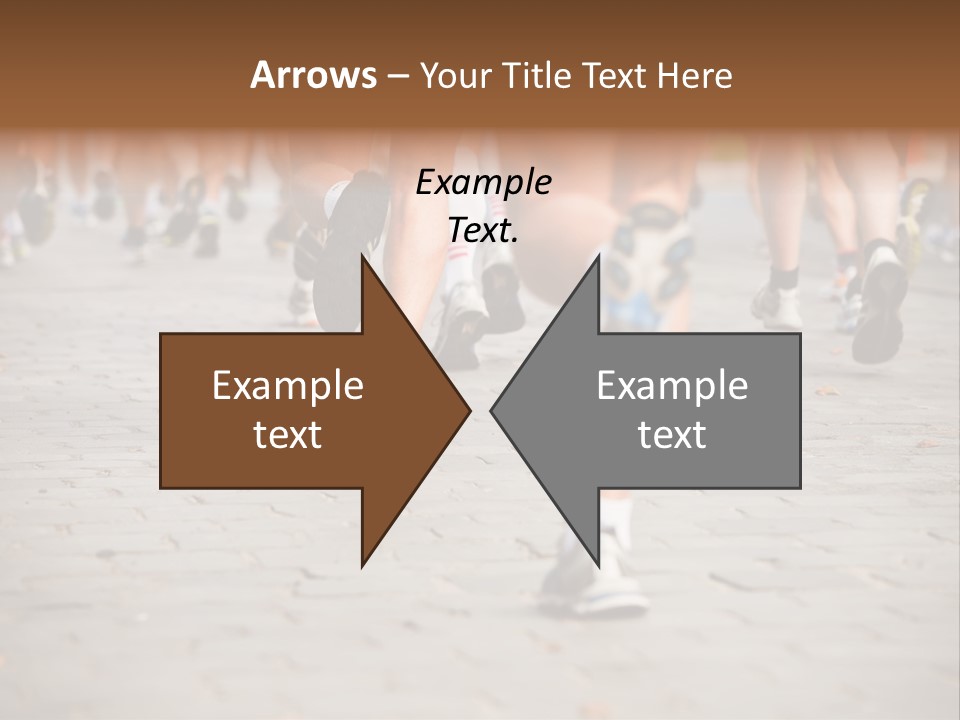 Cause Race Jogger PowerPoint Template