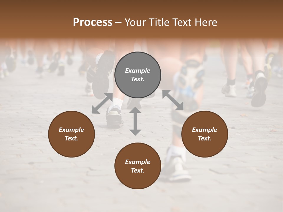 Cause Race Jogger PowerPoint Template