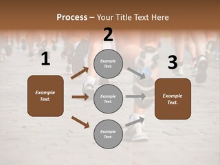 Cause Race Jogger PowerPoint Template
