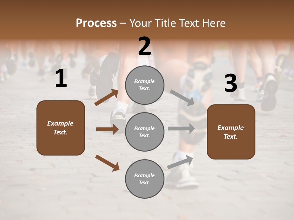 Cause Race Jogger PowerPoint Template