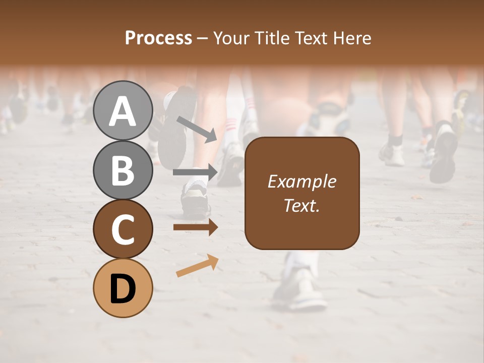 Cause Race Jogger PowerPoint Template