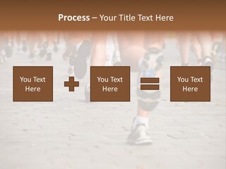Cause Race Jogger PowerPoint Template