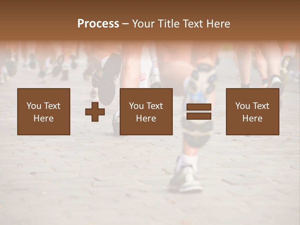 Cause Race Jogger PowerPoint Template