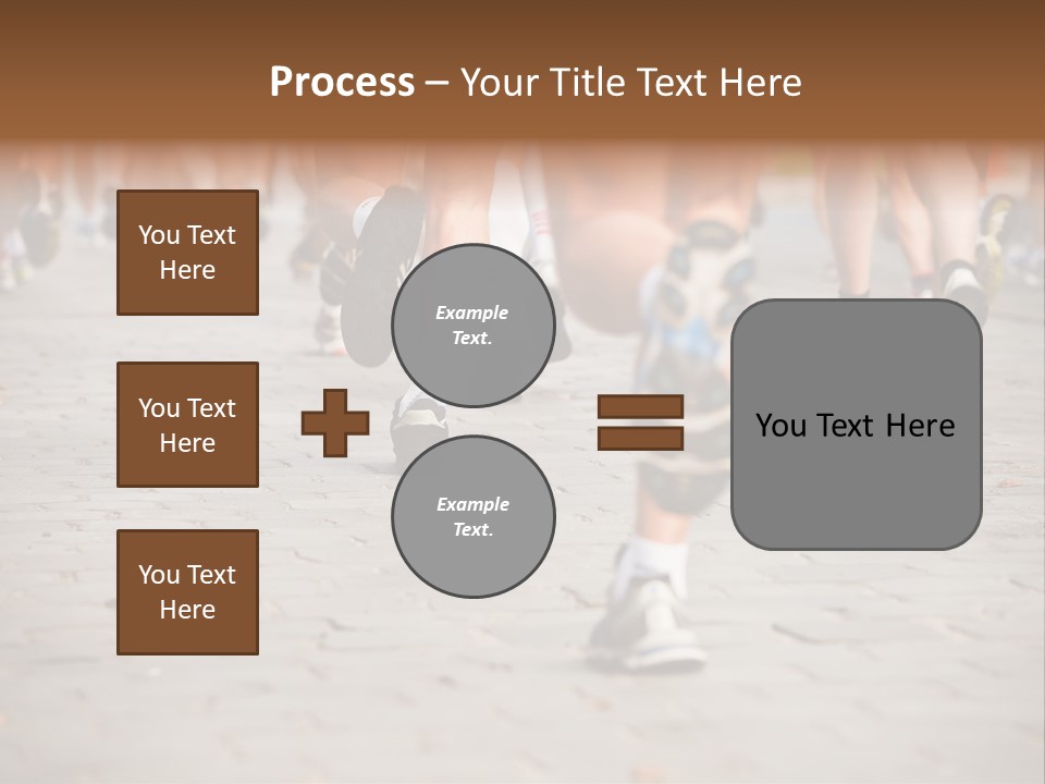 Cause Race Jogger PowerPoint Template