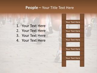 Cause Race Jogger PowerPoint Template